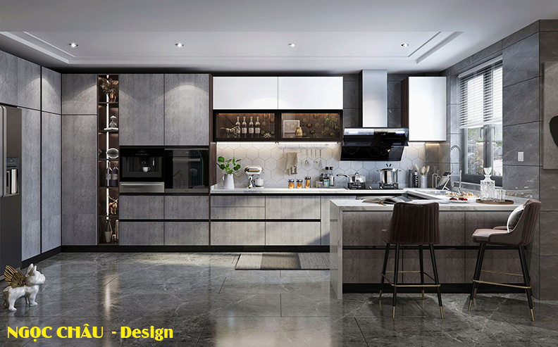 TỦ BẾP MELAMIN THÁI LAN 17